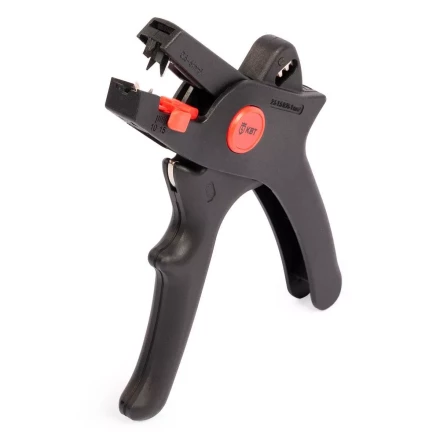 Автоматический торцевой стриппер КВТ WS-16 для снятия изоляции с проводов 0.5–6.0 мм с функцией резки (90987) купить в Перми