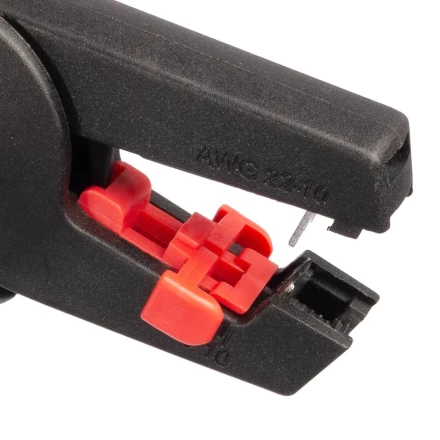 Автоматический торцевой стриппер КВТ WS-16 для снятия изоляции с проводов 0.5–6.0 мм с функцией резки (90987) купить в Перми