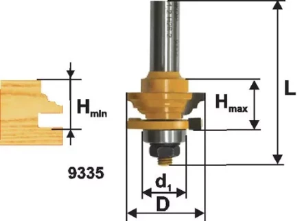 Фреза комб рамочная ф413х234мм хв 12мм 9335 купить в Перми