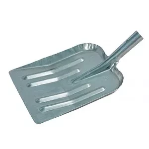 Лопата снеговая 380 х 370 мм без черенка стальная оцинкованная СИБРТЕХ Россия 61536 купить в Перми