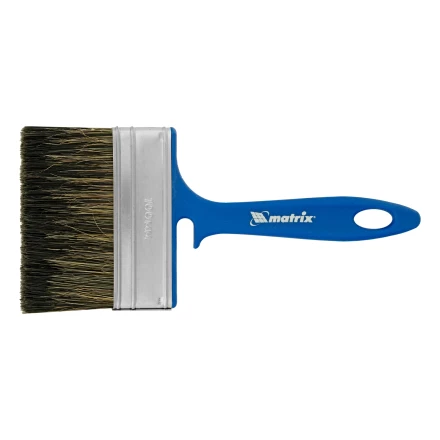 Кисть флейцевая для водных красок, 100x12 мм, смешанная щетина, пластиковая рукоятка// Matrix 833487 купить в Перми