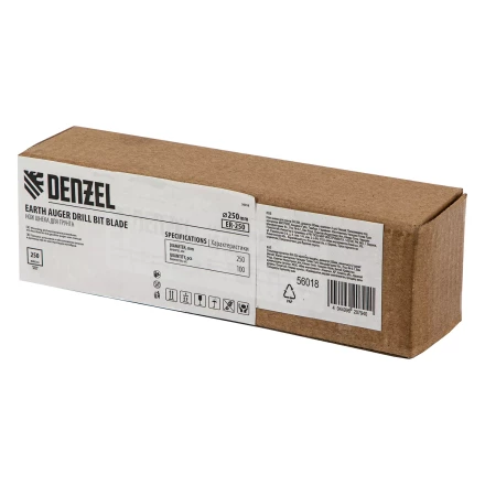 Нож шнека для грунта ER-250, диаметр 250 мм, комплект 2 шт Denzel 56018 купить в Перми