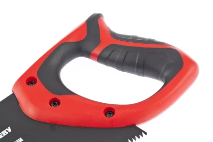 Ножовка по дереву&quot;BLACK SERIES&quot;,550 мм,7-8 TPI,зуб-3D,каленный зуб,тефлоновое покрытие полотна MTX 235799 купить в Перми