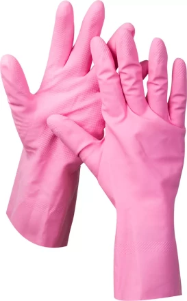 Перчатки ЗУБР &quot;МАСТЕР&quot; латексные, повышенной прочности, х/б напыление, рифлёные, 100% латекс, 100% хлопок, размер M 11250-M купить в Перми