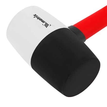 Киянка резиновая, 910 г, черно-белая резина, фибергласовая рукоятка// Matrix 11173 купить в Перми