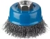 ЗУБР &quot;ПРОФЕССИОНАЛ&quot;. Щетка чашечная для УШМ, витая стальная проволока 0,3мм, 60ммхМ14 35261-060_z02 купить в Перми