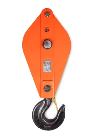 Блок монтажный однорольный с  крюком TOR HQG(L) K1-10,0 т с откидной щекой (G) 115101 купить в Перми