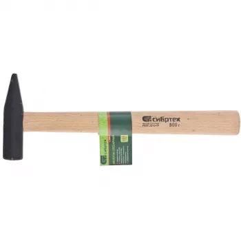 Молоток слесарный 500 г квадратный боек деревянная рукоятка СИБРТЕХ 10217 купить в Перми