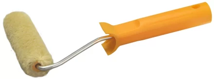 Мини-валик SYNTEX ПОЛИАКРИЛ малярный в сборе, ворс 12мм, бюгель 6мм, 15х110мм, STAYER Master 03-0512-11_z01 купить в Перми