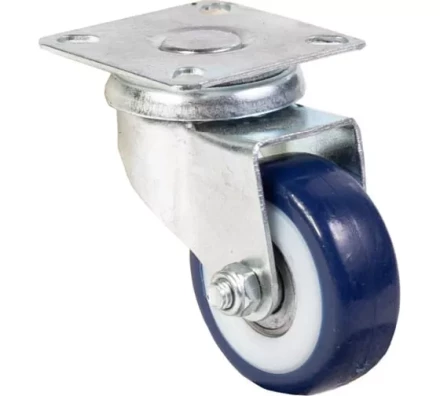 Колесо аппаратное поворотное SCv 25 50 мм (синяя резина) 1027147 купить в Перми