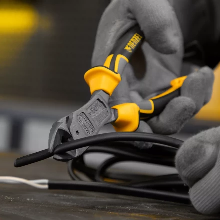 Бокорезы 180 мм Denzel 17785, усиленные, трехкомпонентные рукоятки купить в Перми