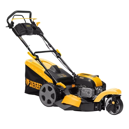 Бензиновая газонокосилка Denzel GLT-460SP-T, Trike 149 см3, 46 см, привод, панель, 60л (58810) купить в Перми