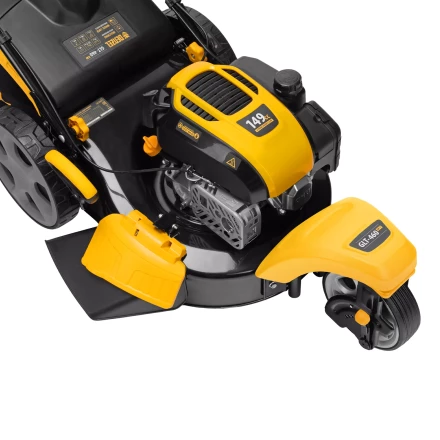 Бензиновая газонокосилка Denzel GLT-460SP-T, Trike 149 см3, 46 см, привод, панель, 60л (58810) купить в Перми