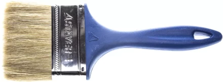 Кисть плоская STAYER &quot;UNIVERSAL-PROFI&quot;, светлая натуральная щетина, пластмассовая ручка, 100мм 01085-100_z01 купить в Перми