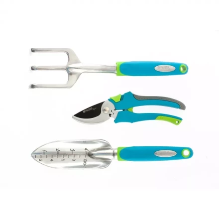 Набор садового инструмента с секатором алюминиевый цельнолитой 3 предмета Palisad 62901 купить в Перми