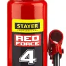 Домкрат гидравлический бутылочный "RED FORCE", 4т, 195-380 мм, STAYER 43160-4 43160-4_z01 купить в Перми