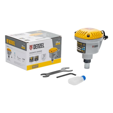 Пневматический молоток HP120 для одиночных гвоздей до 120 мм// Denzel 57403 купить в Перми