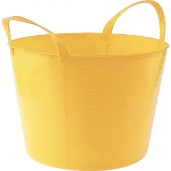 Ведро гибкое сверхпрочное 14 литров желтое  СИБРТЕХ 67502 купить в Перми