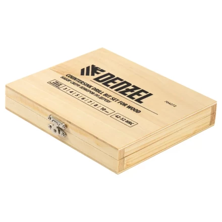 Набор сверл зенкеров по дереву Denzel 704272, 3-10 мм, набор 7 шт купить в Перми