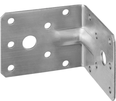 ЗУБР УНКУ-2.0, 55 x 70 x 70 x 2 мм, усиленный нержавеющий крепежный уголок, Профессионал (310516-55) купить в Перми