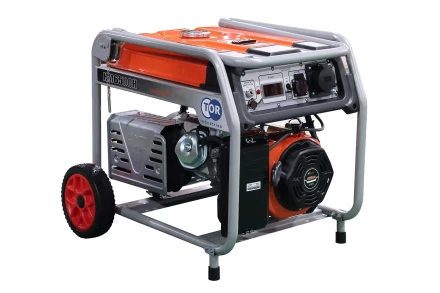 Генератор бензиновый TOR KM9500HA 7,0 кВт 220В с АВР, электростартером и колесами 1049609 купить в Перми