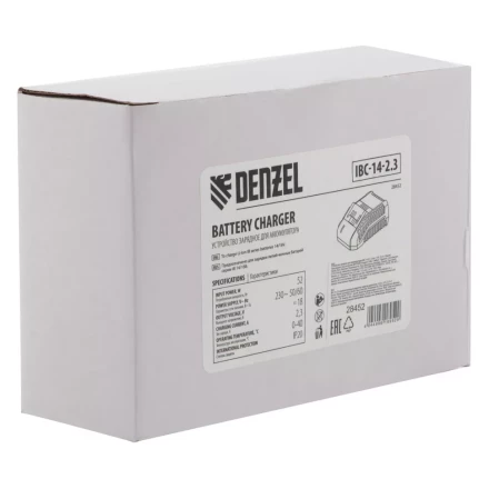 Устройство зарядное для аккумуляторов IBC-14-2.3, Li-Ion, 14 В, 2.3 А Denzel 28452 купить в Перми
