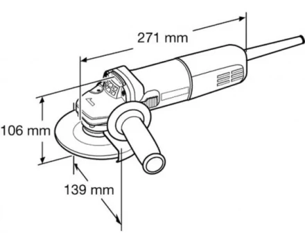 Углошлифовальная машина Makita 9558HNR УШМ Болгарка купить в Перми