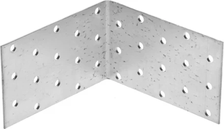 Крепежный угол ЗУБР &quot;МАСТЕР&quot; равносторонний, 60х100х100мм, 20шт 310205-060-100 купить в Перми