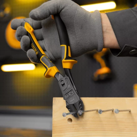 Бокорезы 215 мм Denzel 17786, усиленные, трехкомпонентные рукоятки купить в Перми