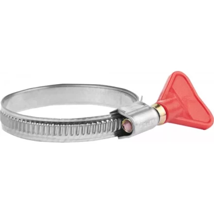 Хомуты ЗУБР &quot;ЭКСПЕРТ&quot; &quot;Бабочка&quot;, нерж. сталь, накатная лента 9мм, 35-50 мм, 2 шт 37835-35-50 купить в Перми