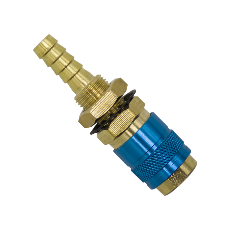 Быстросъемное соединение с резъбовой втулкой М NW5- штуцер 8 мм (Blue) FA3086 купить в Перми