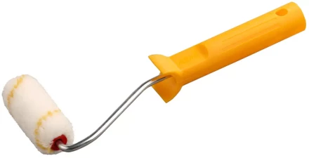 Мини-ролик GIRPAINT ПОЛИАКРИЛ малярный, ворс 10мм, бюгель 6мм, 15х70мм, STAYER Master 0509-07 купить в Перми