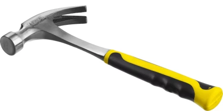 Молоток-гвоздодер STAYER &quot;PROFESSIONAL&quot; цельнометаллический с двухкомпонентной рукояткой, 450г 2025-450 купить в Перми