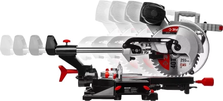 Пила торцовочная с ременной передачей ЗПТ-255-1800 ПЛР серия МАСТЕР купить в Перми