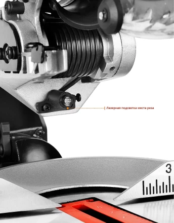 Пила торцовочная с ременной передачей ЗПТ-255-1800 ПЛР серия МАСТЕР купить в Перми