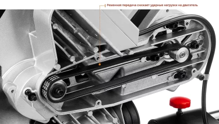 Пила торцовочная с ременной передачей ЗПТ-255-1800 ПЛР серия МАСТЕР купить в Перми