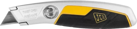 Нож JCB металлический, с трапециевидным лезвием, тип &quot;А24&quot;, фиксированное лезвие JLC006 купить в Перми