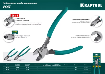 Кабелерез KS 23333-20 купить в Перми