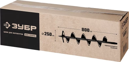 ЗУБР d 100 мм, грунт, шнек для мотобуров (7051-10) купить в Перми