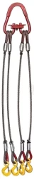 Строп канатный четырехветвевой 4СК 4 т L=3.5 м Звено РТ-3 с кч Гост 1.6 т опрессовка
