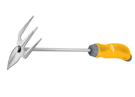 Мотыжка комб профиль &quot;лепесток&quot; и 3-зубая молибденовое покрытие 2-комп. рукоятка  PALISAD LUXE 62376 купить в Перми