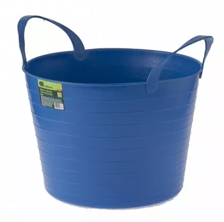 Ведро гибкое сверхпрочное 14 литров синее  СИБРТЕХ 67503 купить в Перми