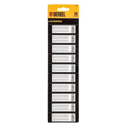 Бита PH2х50, сталь легированная S2, 10 шт., круглый профиль, отрывная упаковка, Е 6,3 Denzel 11679 купить в Перми
