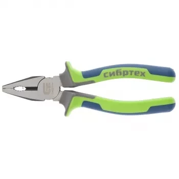 Плоскогубцы комбинированные 160 мм фосфатирование трехкомпонентные рукоятки СИБРТЕХ 17053 купить в Перми