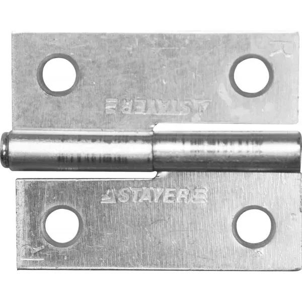 Петля дверная STAYER "MASTER" разъемная, цвет белый цинк, правая, 50мм 37613-50-1R купить в Перми