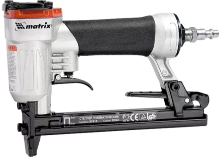 Степлер пневматический для прямоугольных скоб от 10 до 22 мм MATRIX 57420 купить в Перми