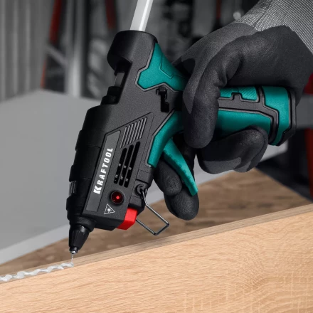 KRAFTOOL  GG-200, 11 мм 200°C, термоклеящий газовый пистолет 55524 купить в Перми