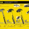 Молоток-гвоздодер STAYER "PROFESSIONAL" цельнометаллический с двухкомпонентной рукояткой, 560г 2025-560 купить в Перми