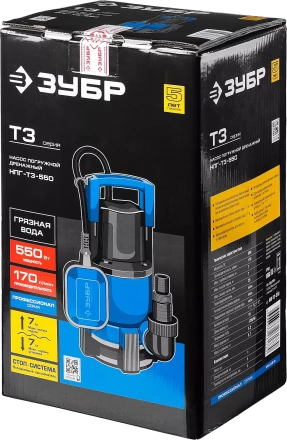 Насос дренажный НПГ-Т3-550 серия ПРОФЕССИОНАЛ купить в Перми