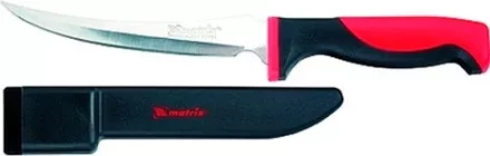 Нож рыбака &quot;FILLET KNIFE&quot; small 150 мм двухкомпонентная рукоятка пластиковые ножны MATRIX KITCHEN 79108 купить в Перми